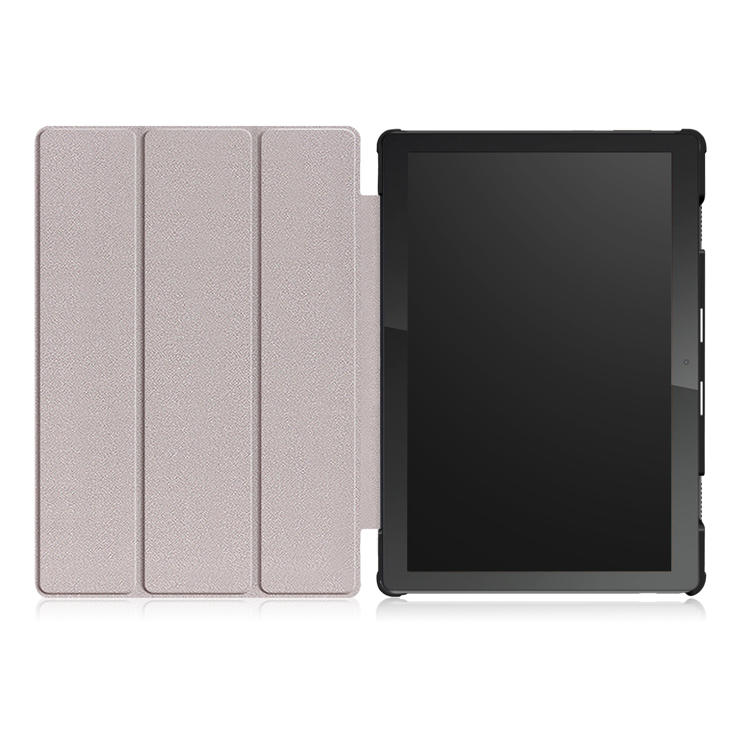 3-Vouw sleepcover hoes rood voor de Lenovo Tab M10