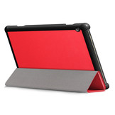 Lenovo Tab M10 Gen 1 Tri-Fold Bookcase hoes - Rood