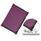 Lenovo Tab M10 Gen 1 Tri-Fold Bookcase hoes - Paars