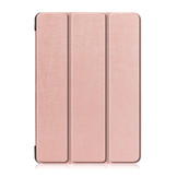 Lenovo Tab M10 Gen 1 Tri-Fold Bookcase hoes - Rose Goud