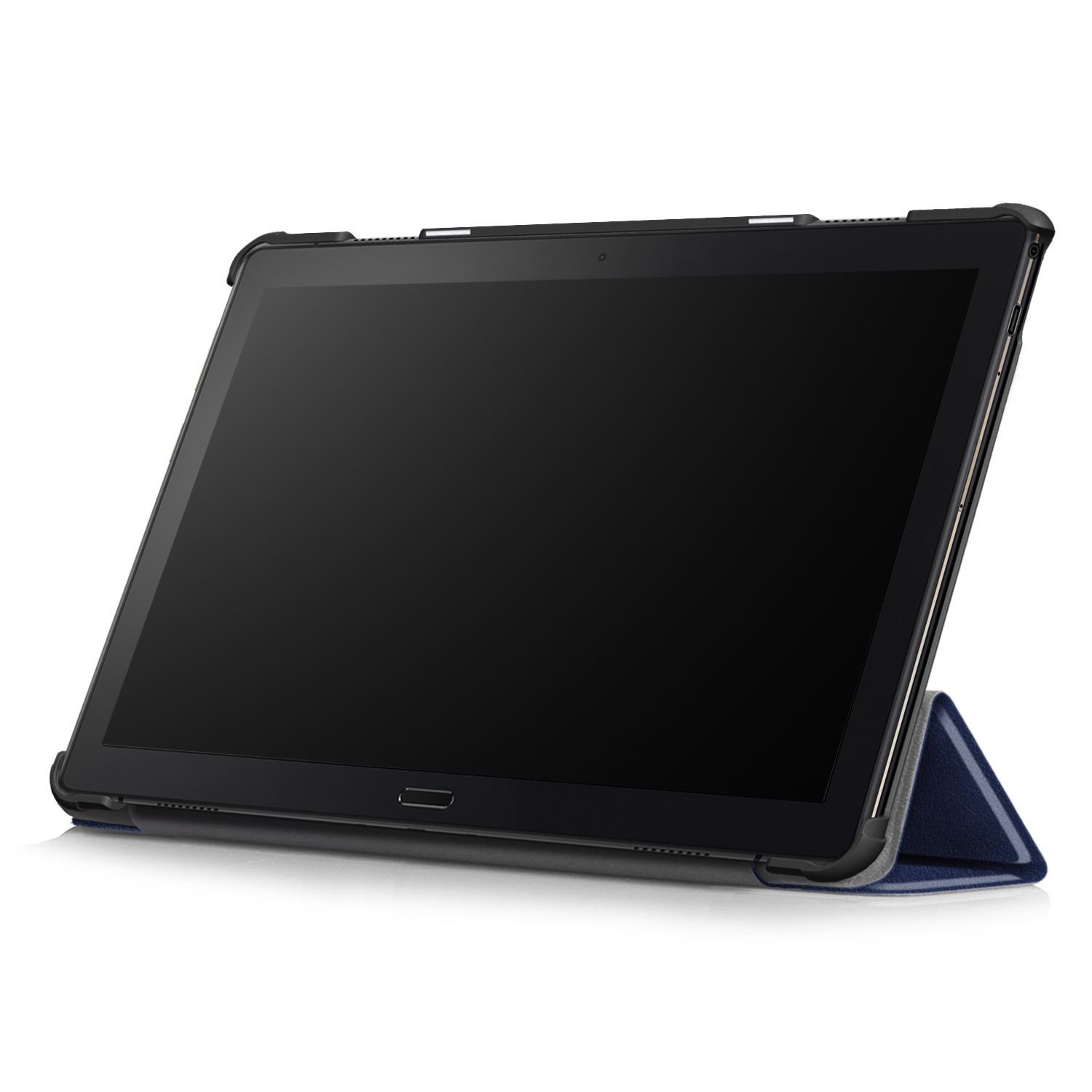 3-Vouw sleepcover hoes blauw voor de Lenovo Tab P10