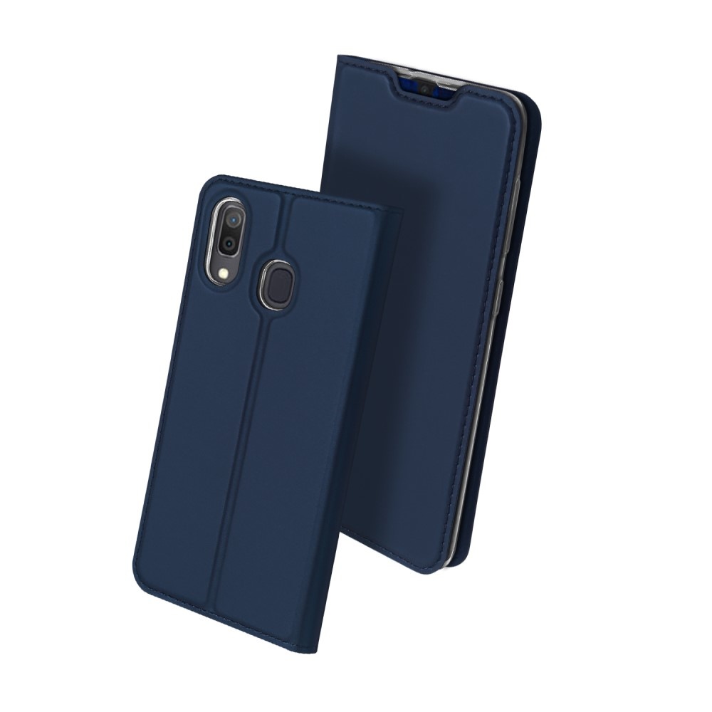 Dux Ducis pro serie slim wallet Blauw hoes voor de Samsung Galaxy A30