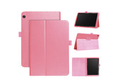 Lunso - Lenovo Tab M10 Gen 1 - Stand flip Bookcase hoes - Lichtroze