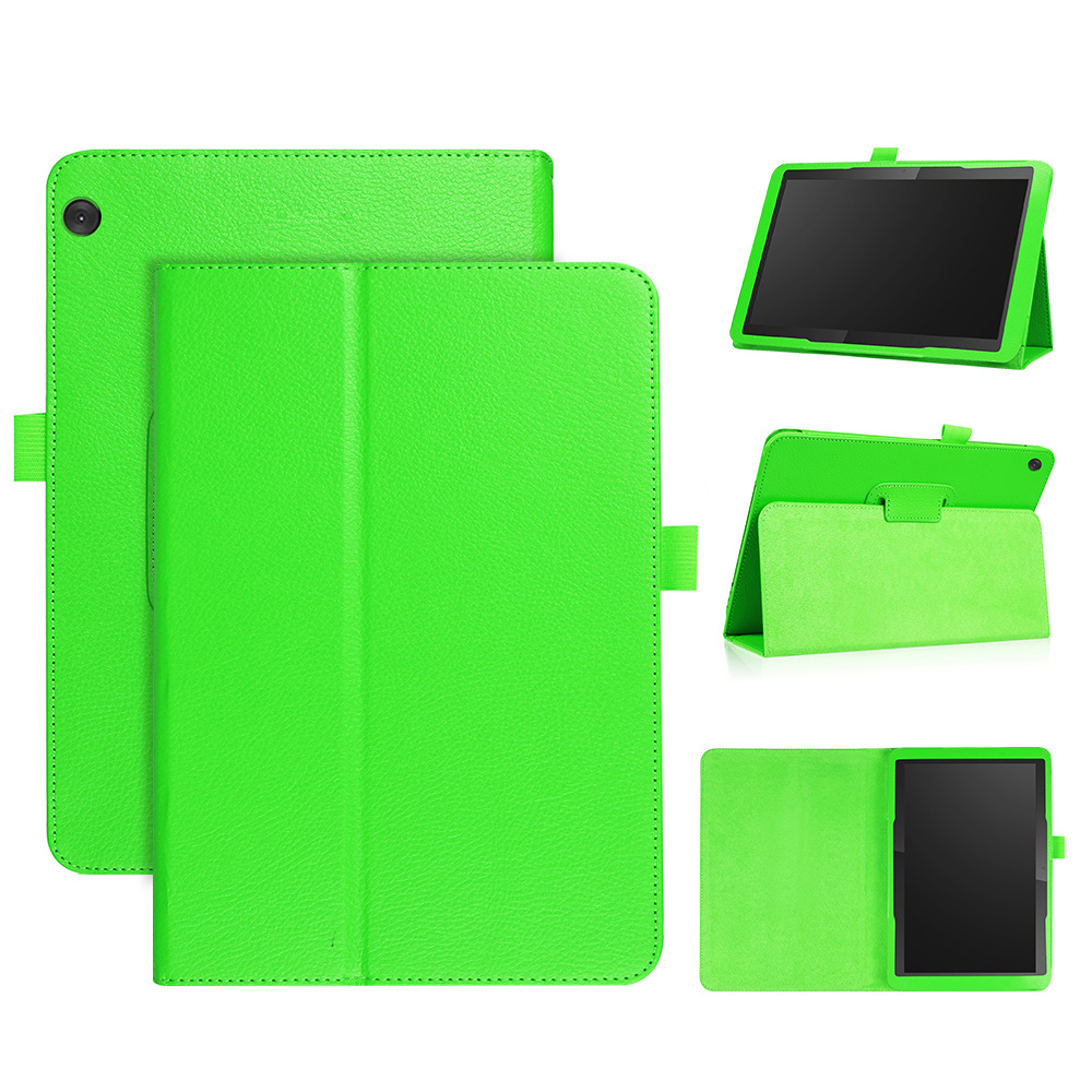 Stand flip sleepcover hoes - Lenovo Tab M10 (x605F) - Groen