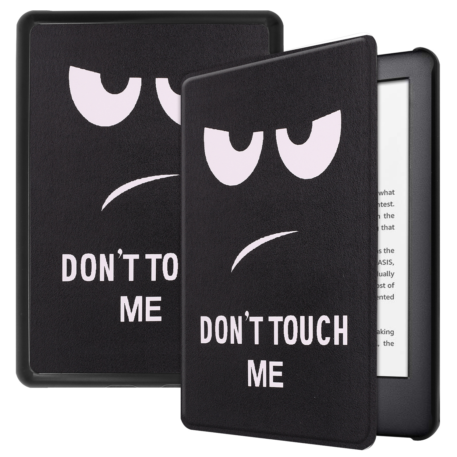 Don't Touch sleepcover flip hoes voor de Kindle 2019 (Generatie 10)