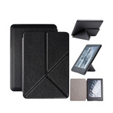 Lunso sleepcover origami hoes Zwart voor de Kindle 2019 (Generatie 10)