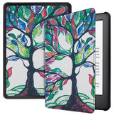 Kleurrijke boom sleepcover flip hoes voor de Kindle 2019 (Generatie 10) - Copy