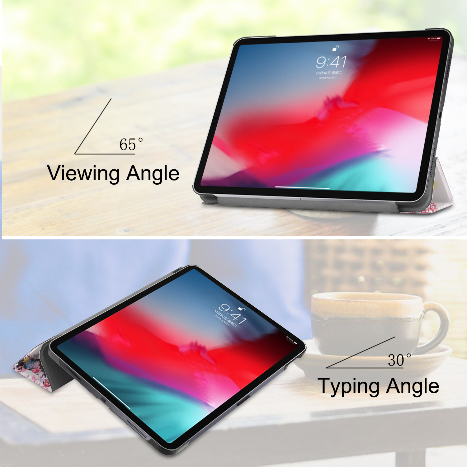 3-Vouw sleepcover hoes Fee voor de iPad Pro 11 inch (2018-2019)