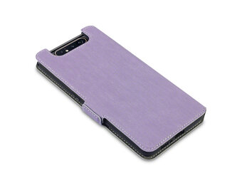 Qubits - slim wallet hoes - Samsung Galaxy A80 - Paars