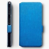 Slim wallet Lichtblauw hoes voor de Samsung Galaxy A80