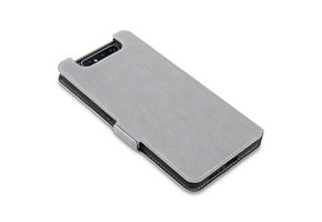 Qubits - slim wallet hoes - Samsung Galaxy A80 - Grijs