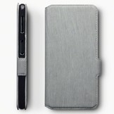 Slim wallet Grijs hoes voor de Samsung Galaxy A80
