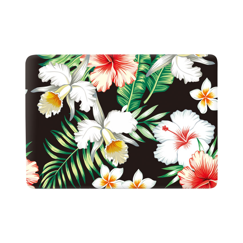 Flower White vinyl sticker voor de MacBook Air 13 inch (2010-2017)