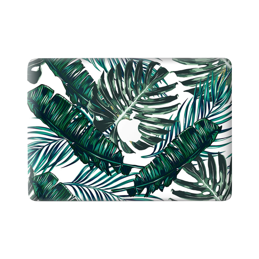 Lunso - vinyl sticker - MacBook Air 13 inch (2010-2017) - Green Leaves