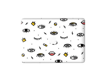 Lunso MacBook Air 13 inch (2010-2017) vinyl sticker - Eyes