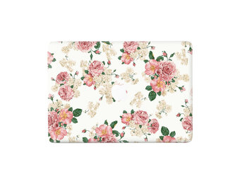 Lunso MacBook Pro 13 inch (2016-2020) vinyl sticker - Flower Pink