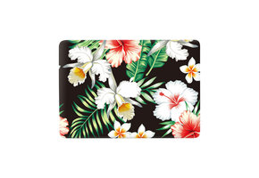 Lunso MacBook Pro 13 inch (2016-2020) vinyl sticker - Flower White