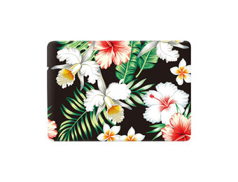Lunso MacBook Pro 13 inch (2016-2020) vinyl sticker - Flower White