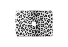 Lunso MacBook Pro 13 inch (2016-2020) vinyl sticker - Leopard White