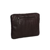 Glenn lederen laptop sleeve hoes Bruin voor 15 inch laptops