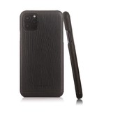 Echt lederen backcover hoes Rood voor de iPhone 11 Pro Max