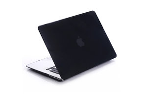 Lunso MacBook Air 11 inch cover hoes - case - Glanzend Zwart