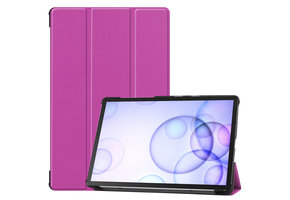 3-Vouw sleepcover hoes - Samsung Galaxy Tab S6 - Paars