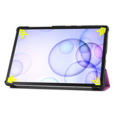 3-Vouw sleepcover hoes Paars voor de Samsung Galaxy Tab S6