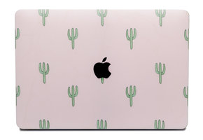 Lunso MacBook Air 13 inch (2018-2019) cover hoes - case - Cactus