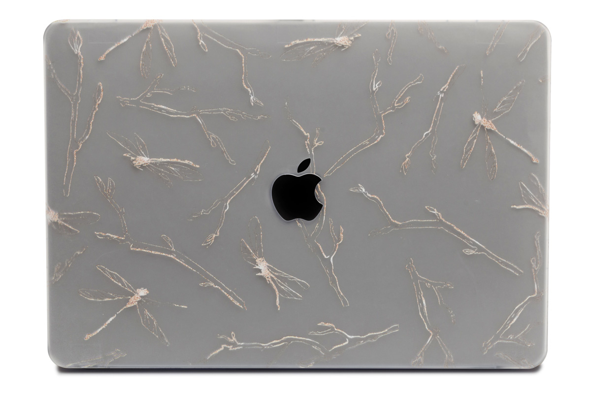 Dragonfly White cover hoes voor de MacBook Pro 15 inch (2016-2020)