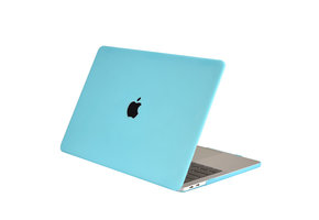 Lunso MacBook Air 13 inch (2018-2019) cover hoes - case - Mat Lichtblauw