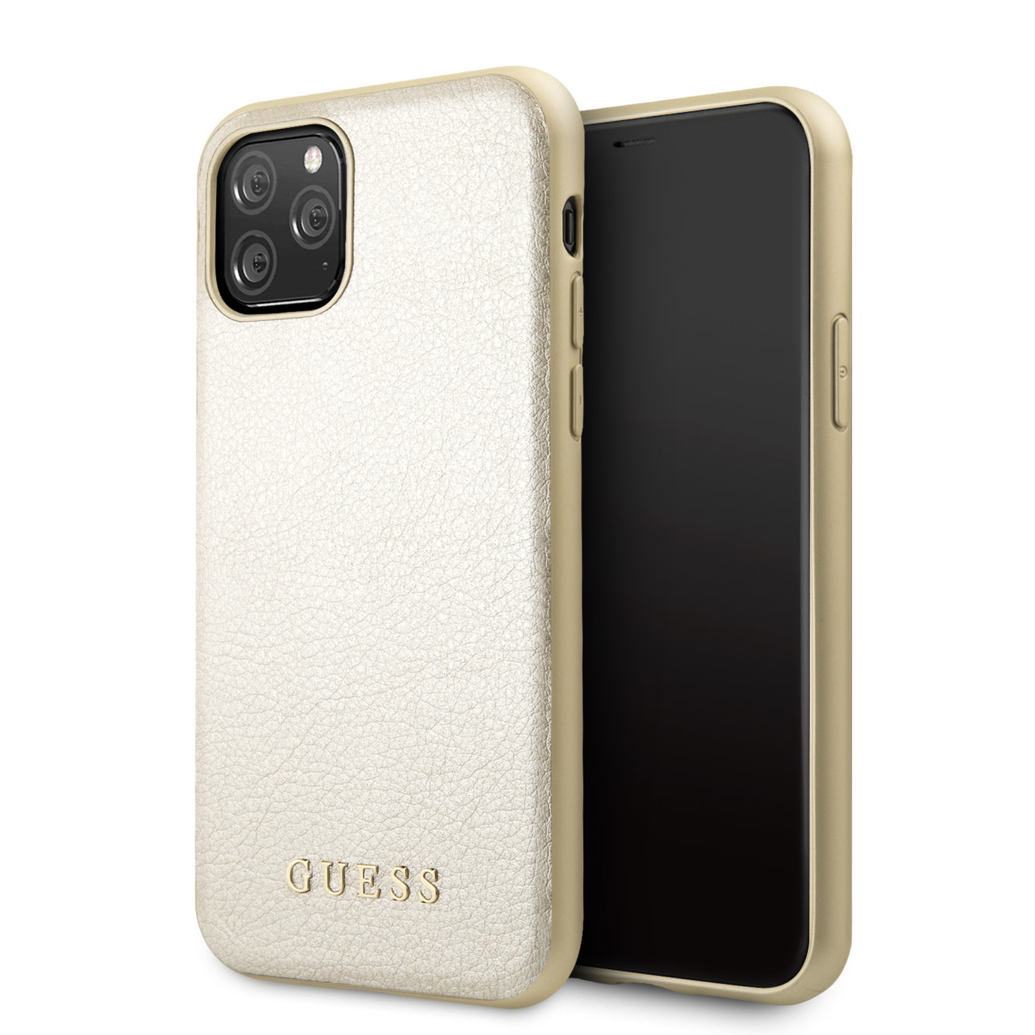 Ga wandelen marmeren straal Guess - backcover hoes - iPhone 11 Pro - Goud | CasualCases