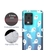 Softcase hoes Zeehonden voor de Samsung Galaxy S20 Plus