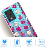 Softcase hoes Hartjes voor de Samsung Galaxy S20 Ultra