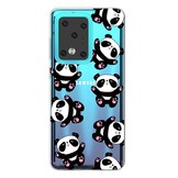 Softcase hoes Panda's voor de Samsung Galaxy S20 Ultra