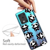 Softcase hoes Panda's voor de Samsung Galaxy S20 Ultra