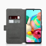 Slim wallet Lichtblauw hoes voor de Samsung Galaxy A71