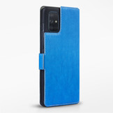 Slim wallet Lichtblauw hoes voor de Samsung Galaxy A71