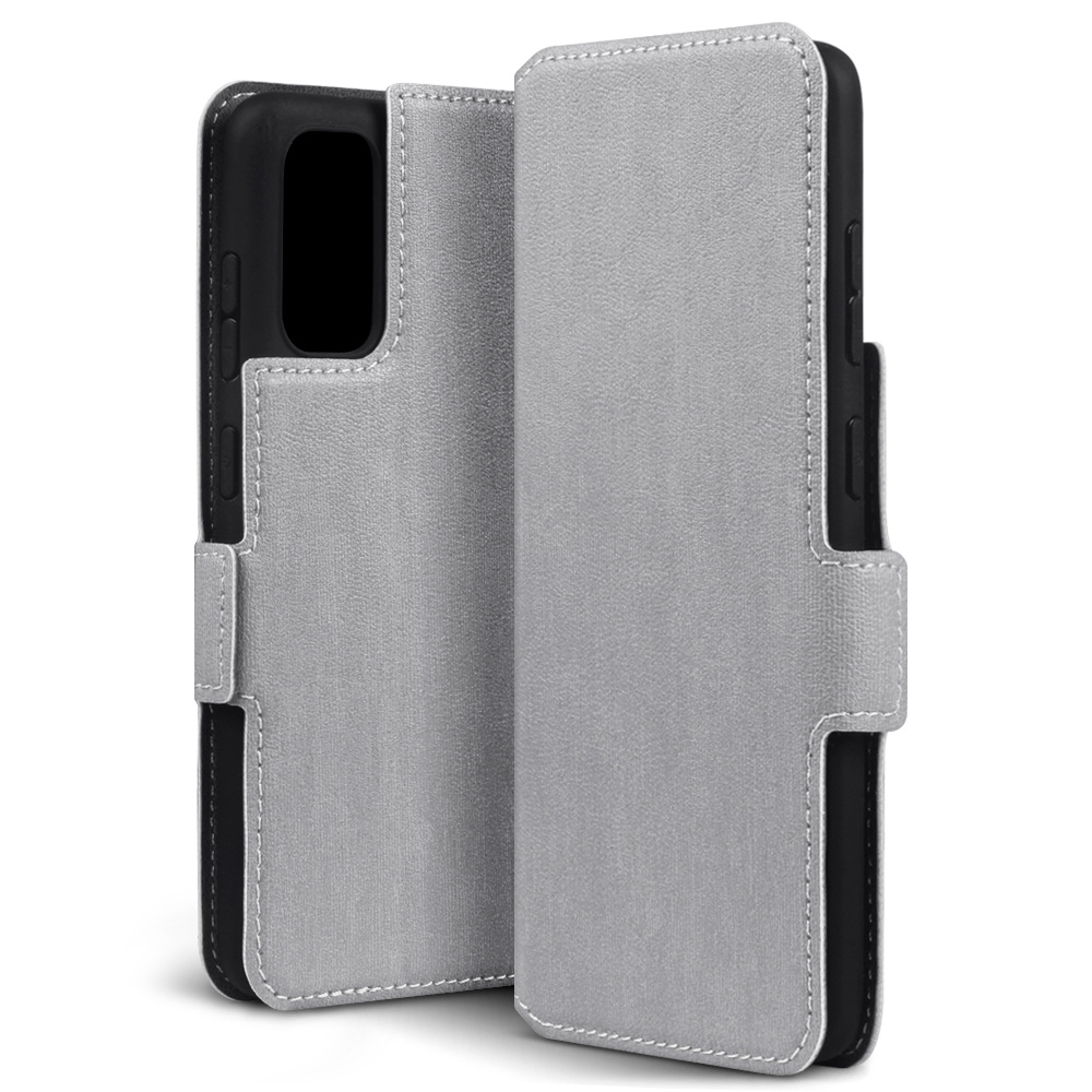 Slim wallet Grijs hoes voor de Samsung Galaxy S20