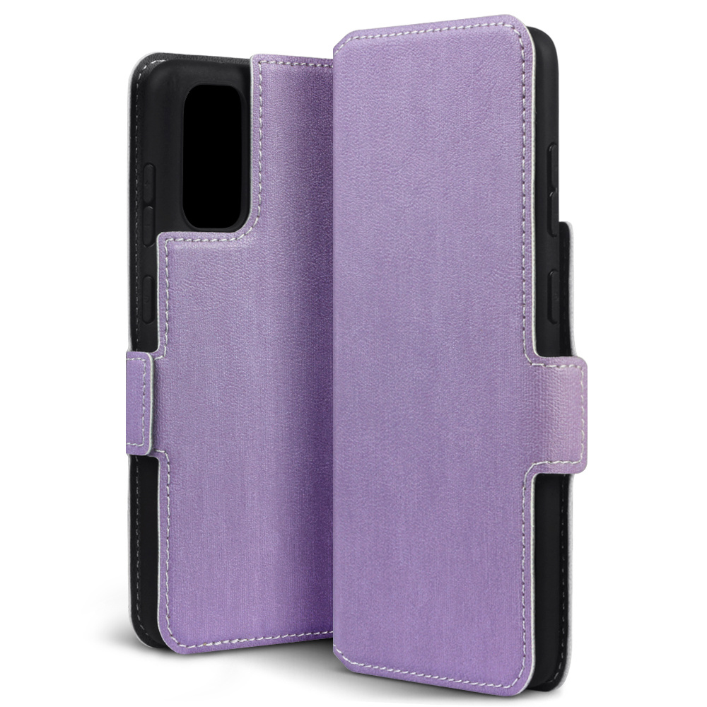 Slim wallet Paars hoes voor de Samsung Galaxy S20