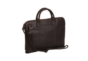 Chesterfield - Harvey lederen laptoptas 13 inch - Bruin