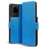 Slim wallet Lichtblauw hoes voor de Samsung Galaxy S20 Ultra