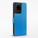 Slim wallet Lichtblauw hoes voor de Samsung Galaxy S20 Ultra
