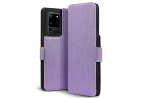 Qubits - slim wallet hoes - Samsung Galaxy S20 Ultra - Paars