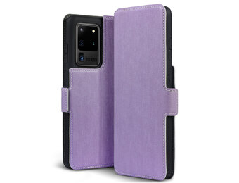 Qubits - slim wallet hoes - Samsung Galaxy S20 Ultra - Paars