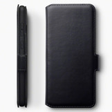 Lederen slim folio wallet hoes Zwart voor de Samsung Galaxy S20 Plus