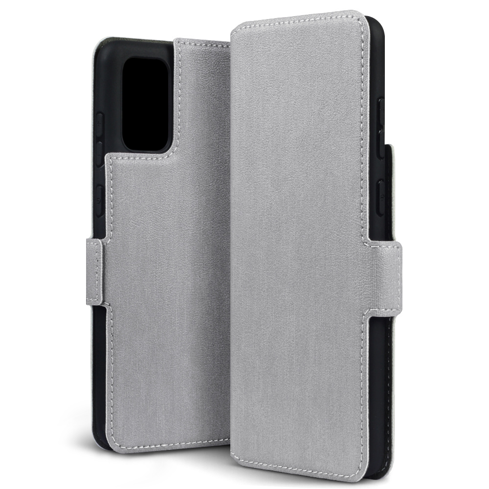 Slim wallet Grijs hoes voor de Samsung Galaxy S20 Plus