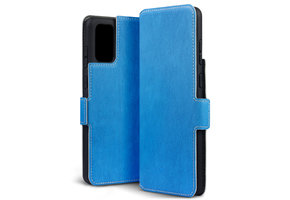 Qubits - slim wallet hoes - Samsung Galaxy S20 Plus - Lichtblauw