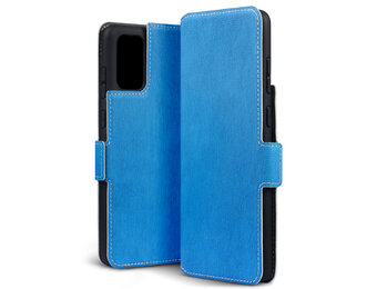 Qubits - slim wallet hoes - Samsung Galaxy S20 Plus - Lichtblauw