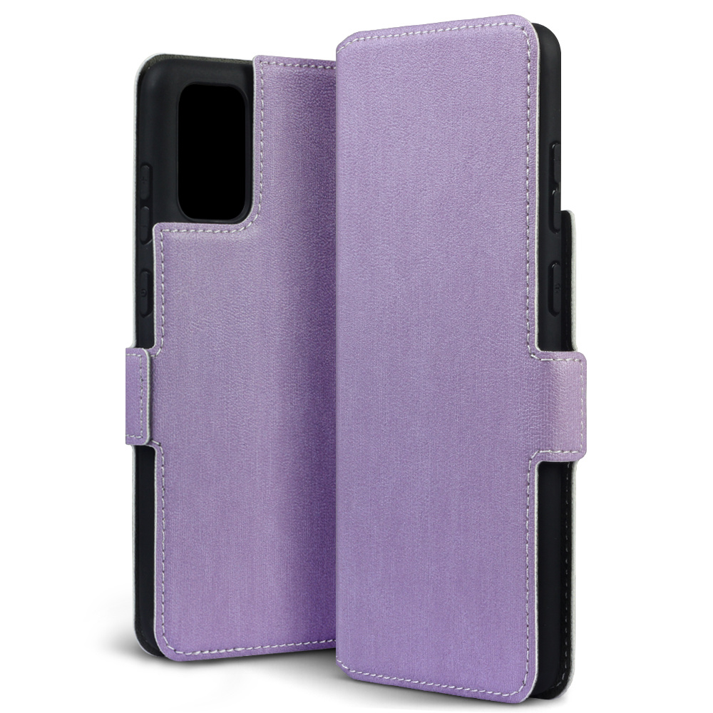 Slim wallet Paars hoes voor de Samsung Galaxy S20 Plus